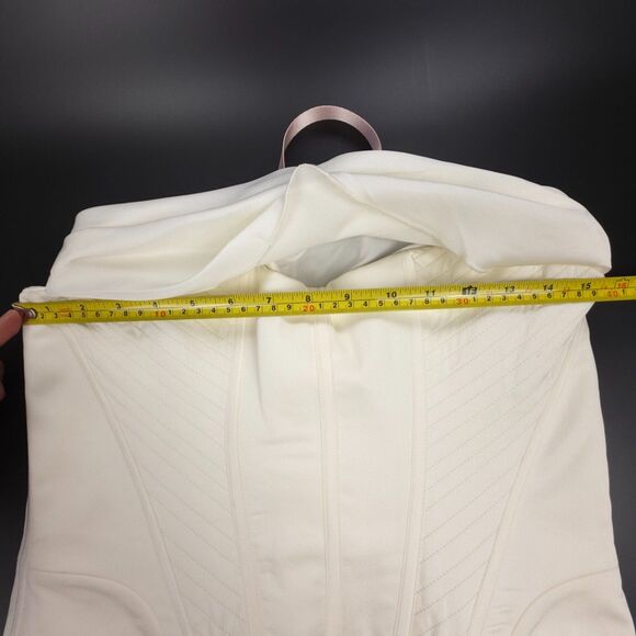 NWT House of CB Sienna Ivory Satin Strapless Corset Midi Dress Romantic Angelic - Picture 3 of 8